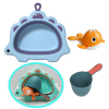 Dinosaur Bathroom 3-piece Water Playing Set (Dinosaur Basin+Water Ladle+Whale) 3 Colors Portable washbasin Plastic【English Packaging】_P02444565_6_m