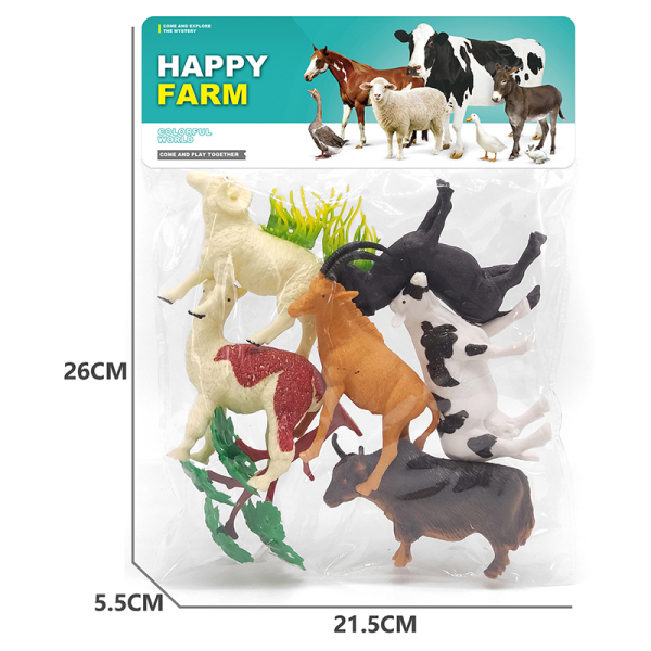 6 (pcs) Farm Animal Set