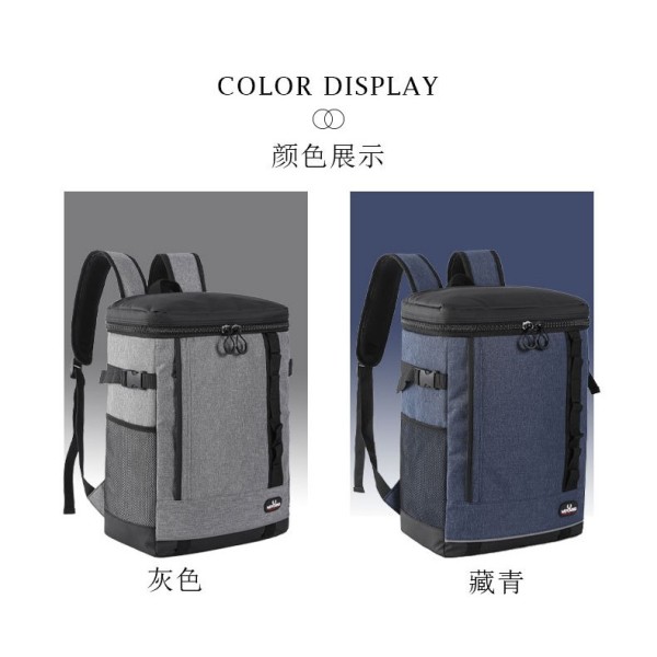 Picnic Backpack Double Shoulder Insulated Bag Outdoor Ice Bag