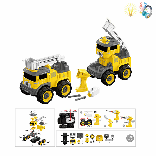 take-apart truck set