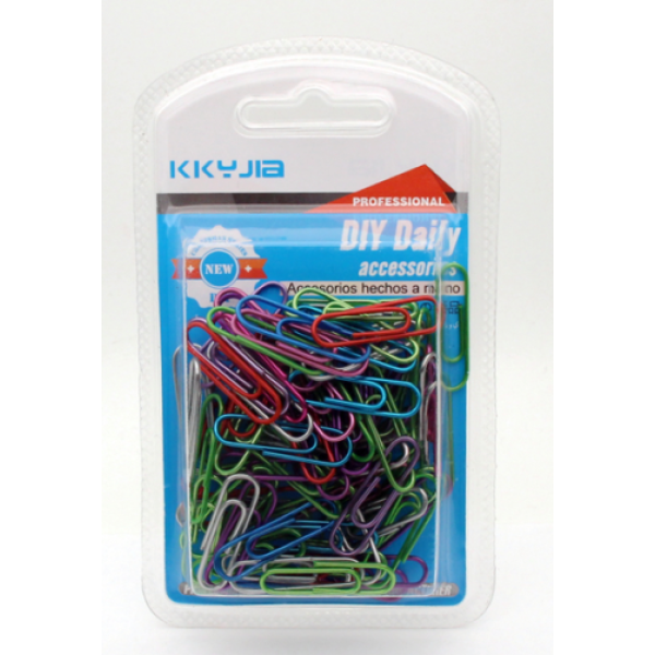 paper clip in bright colors