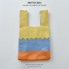 Knit Reversible Pattern Tote Bag,Green,one colour only【Packaging without Words】_P02714462_28_m