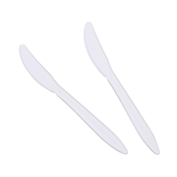 16pcs plastic spoon fork knife