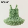 Children's halter cake puffy dress (70-120CM),100% polyester fiber,Girls,XS-XL,sleeveless【Packaging without Words】_201664473_1_m