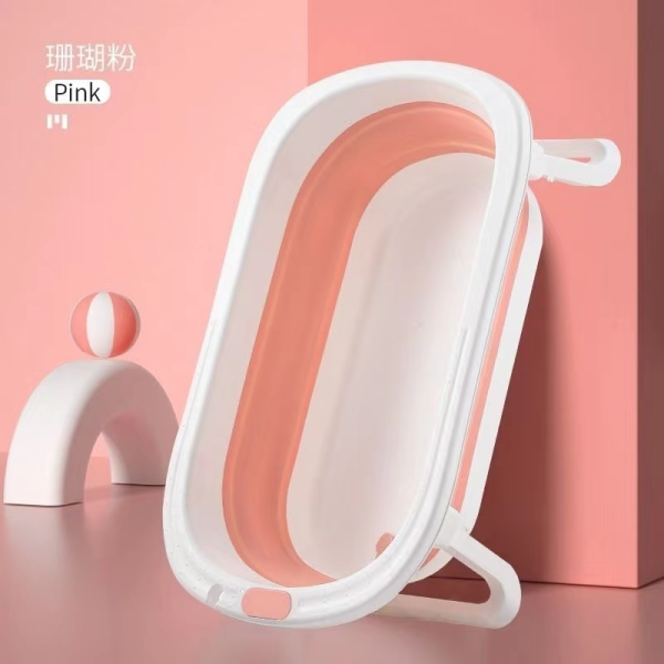 Baby Bathing Tub Baby Folding Sitting and Laying Bath Tub [Colorful Box Set,one colour only,Plastic【English Packaging】_201723820_hd