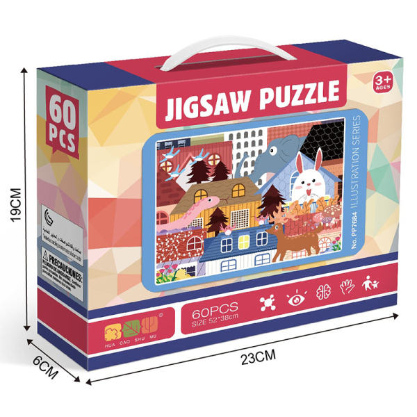 60pcs Illustration Series Puzzle