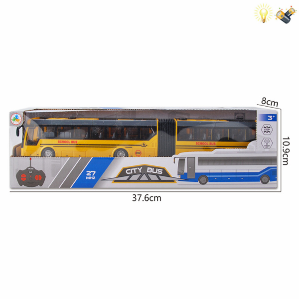 Dual section bus with USB charging cable