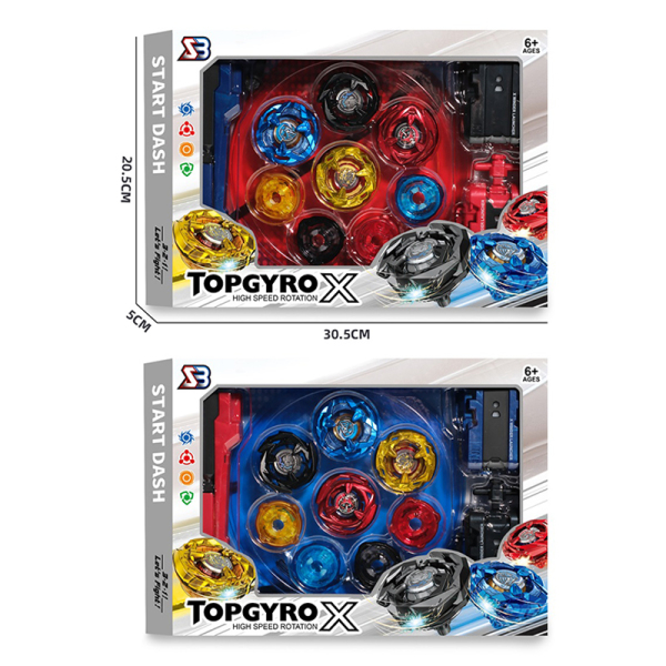 2 styles of explosive gyroscope X series set,Wind Up,Measuring Tape,Plastic【English Packaging】_201939241_hd