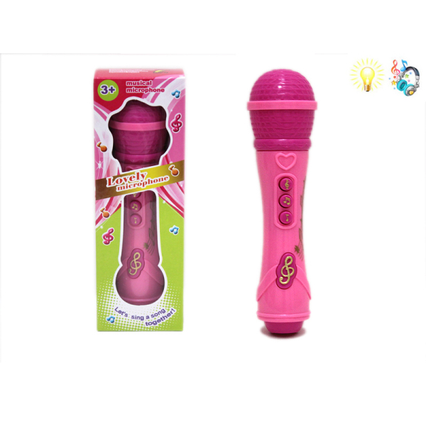 microphone Cute Version Lights Music IC without language Plastic【English Packaging】_100834308_hd