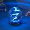 Creative crystal ball night light (6cm round ball+resin base),one colour only,Plastic【Packaging without Words】_201869462