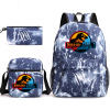 Youth Cartoon Fashion Backpack 3-Piece Set,one colour only,Textile【Packaging without Words】_201908903