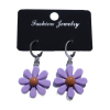 12PCS Resin 8-piece Flower Earrings,resin【English Packaging】_201349015