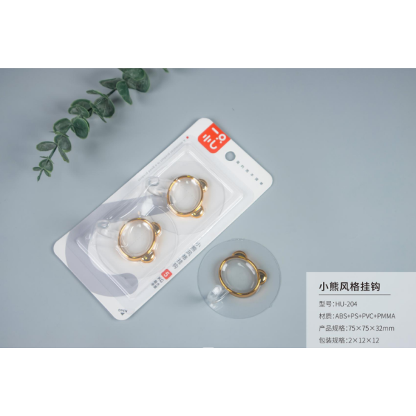 Bear style hook,one colour only,Plastic【Chinese English  Packaging】_201893047_hd