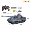 Germany King Tiger Crawler Simulation Tank with USB Charging Cable,Дистанционное управление,4,Со светом,Со звуком,IC без слов,Пульт управления без батареек, игрушка с батарейками,пластик【Упаковка на английском языке】_P02805742_5_m