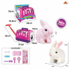 Plush colored walking rabbit+hand pulled animal cage+accessory set in 3 colors,Electric,Sound,IC without language,Plastic【English Packaging】_P03083016_9_m