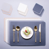 Scandinavian Style PU Double Sided Leather Placemat,Mix color,Plastic【Packaging without Words】_P02998346_2_m