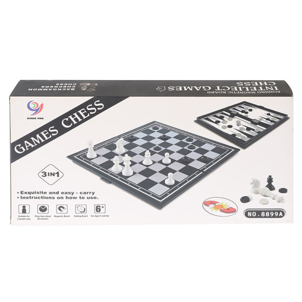 chess set Table game 3 in 1 Plastic【English Packaging】_200160969_hd