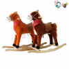 Electric wooden rocking horse 2 colors With battery Wooden horse Music 【English Packaging】_201278906