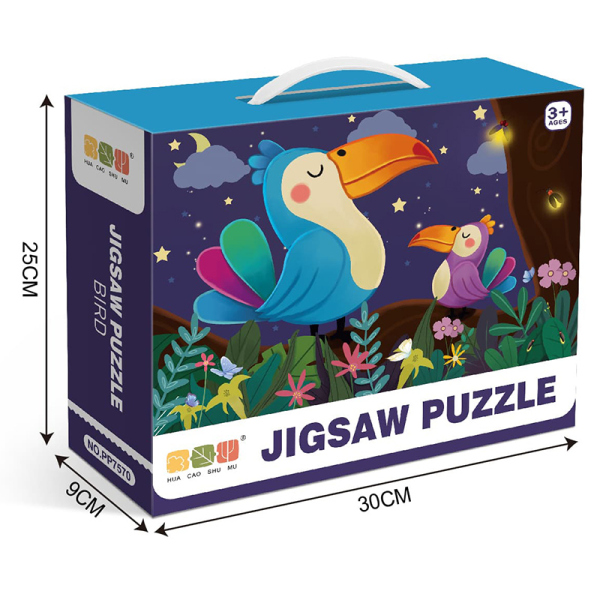 48pcs illustration series puzzle pieces