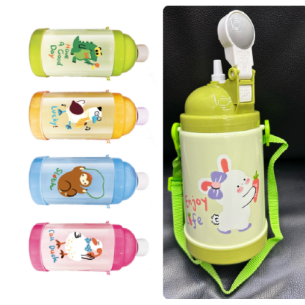 400ML Children's Plastic Outdoor Walking Water Bottle,Mix color,Plastic【English Packaging】_201559573_hd