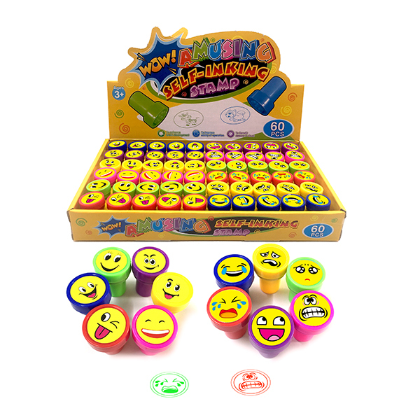 60PCS 12 Smiley Stamps,Plastic【English Packaging】_200648689_hd