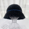 Looped Colorblocked Trimmed Woolen Hat,Women,56-60CM,Winter Hat,30% wool,70%acrylic【Packaging without Words】_P02680211_2_m