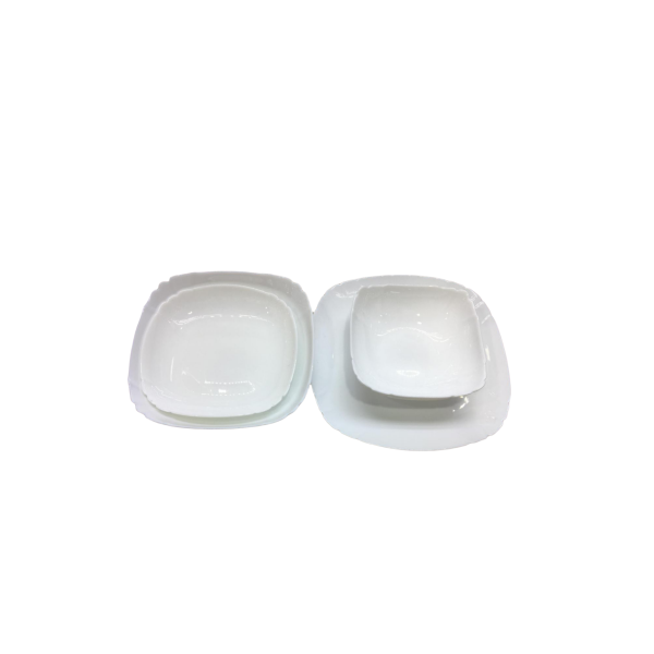 White jade glass ceramic square flat plate 【 7.5 inches 】,one colour only,Ceramics【Packaging without Words】_201954452_hd