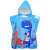 Cartoon crocodile children's bath towel soft quick-drying cape microfiber hooded bathrobe [60 * 120CM].,one colour only,Plush【Packaging without Words】_P02890046_29_m