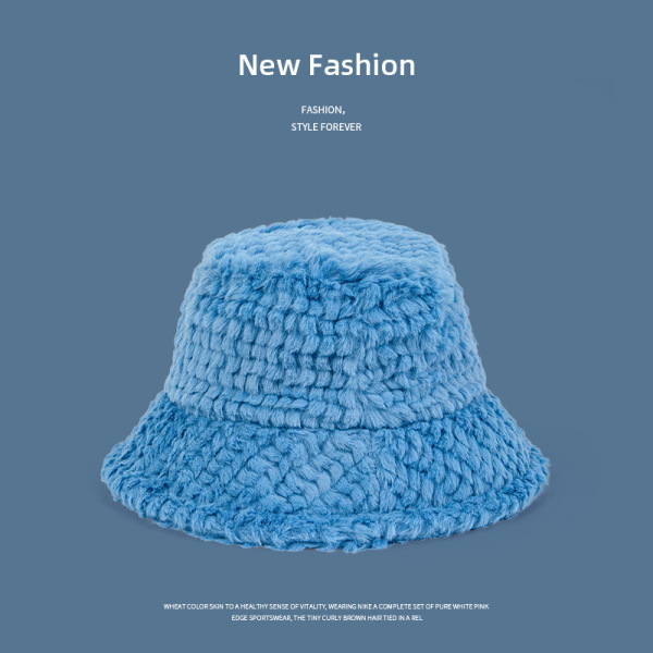 Plush Warm Hat,Unisex,56-60CM,Panama,100% polyester fiber【Packaging without Words】_201571204_hd