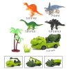 4 (pcs) Solid Dinosaur+Dinosaur Power Car Set,Plastic【English Packaging】_P03028382_4_m