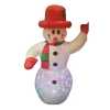 Black Hat Glitter Snowman,120 cm,Plastic【English Packaging】_P02111933_3_m