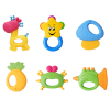 6 (pcs) cartoon puzzle toys to soothe baby gums,Plastic【English Packaging】_P03003143_6_m