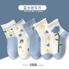 Puppy Cartoon Boneless Socks 5 Pairs,Boys,S-XL,75% cotton,23% polyester fiber,2%spandex【Packaging without Words】_P02783208_5_m