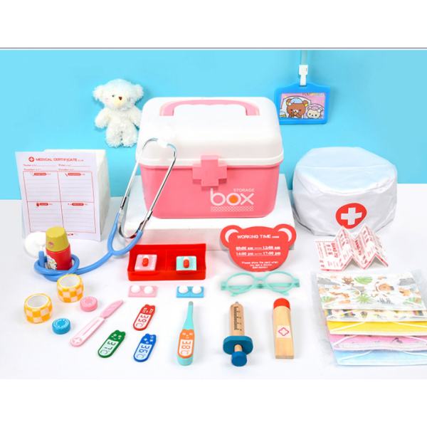 Pink 29 piece set for doctors/dentists