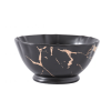 Кружево Marbled Gold Collection Black Gold Lace Type 5-Inch Tall Rice Bowl,Только один вид,Керамика【Упаковка без надписей】_201401837