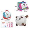 Pet cage wagging tail animal - BB ringing brown cat with accessory set in 2 colors,Wind Up,Plastic【English Packaging】_201931785