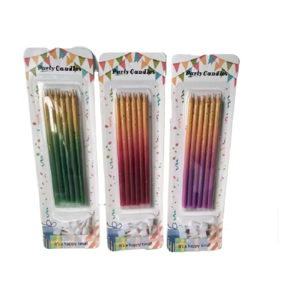 6 Colorful Candles