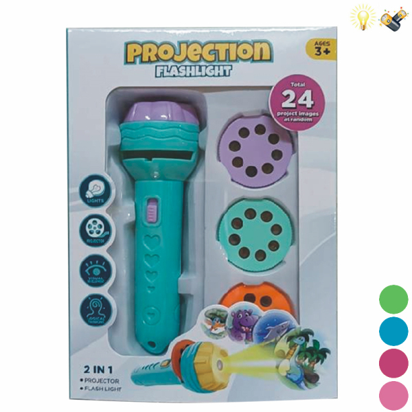 Projection flashlight