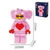 2040pcs pink elephant building blocks  Plastic【Chinese English  Packaging】_200948243