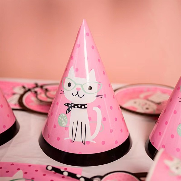 10pcs Birthday Hat 7 inches one colour only paper【Packaging without Words】_201373873_hd