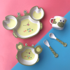 Bamboo fiber children's tableware set [26.3 * 20.3 * 8.3cm],one colour only,Bamboo fiber【English Packaging】_P03022044_8_m