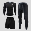 Колготки Athletic Bottom Quick Dry 3-Piece Set,100% полиэстер,Для мужчин,S-XXXL,Набор【Упаковка без надписей】_201634633