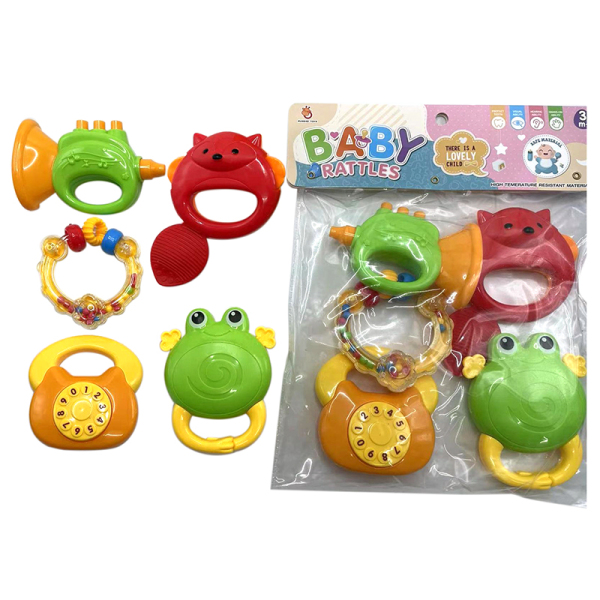 5pcs Rattles