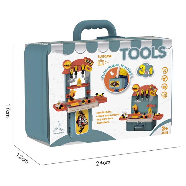 3-in-1 suitcase tool set