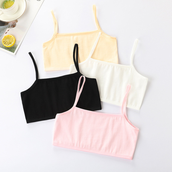 Developmental Tank Top Single Layer Underwear for Girls