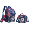 17" Soccer Book Bag 3-Piece Set,Mix color,Mix color,Nylon【Packaging without Words】_201591528