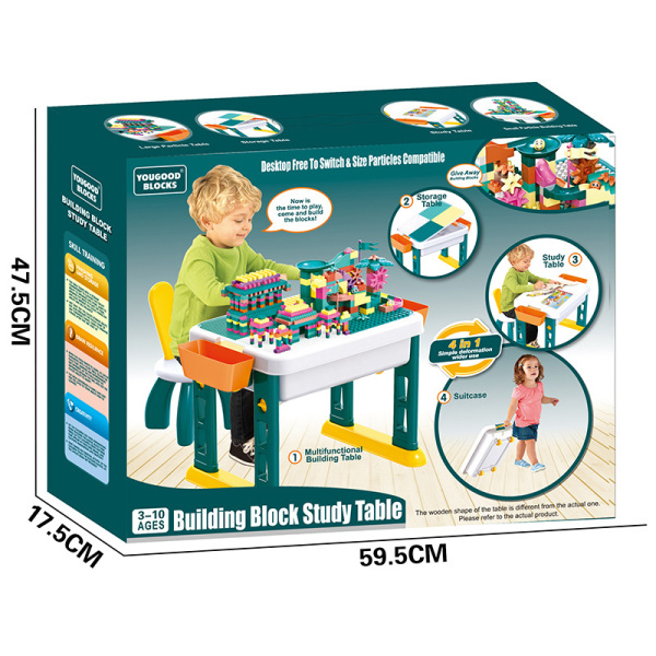 Building block learning table