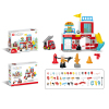 153 (pcs) Fire Station Block Set,Plastic【English Packaging】_P02824800_11_m