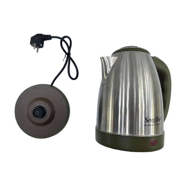 1.8L 1500w stainless steel electric kettle European round plug