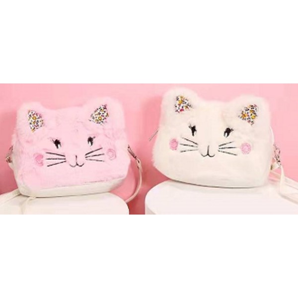 Plush Cartoon Crossbody Bag,Mix color【Packaging without Words】_201566534_hd